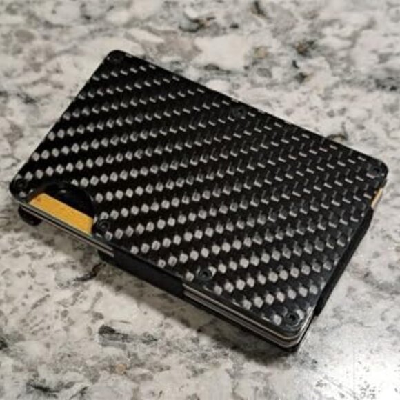 Men - Carbon Fiber Wallets For Men RFID Blocking - Credit Card Holder - Picture 1 of 13